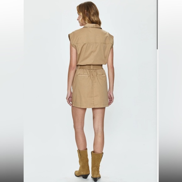 Pistola Rosie mini dress in coconut size S - Picture 3 of 10